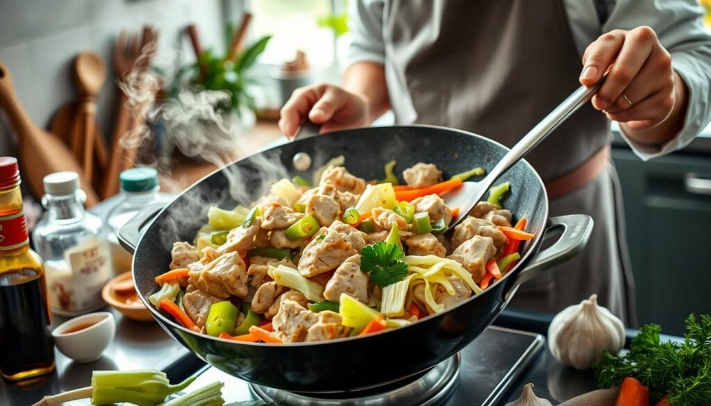 Chicken Cabbage Stir Fry Cooking Technique Chicken Cabbage Stir Fry Cooking Technique