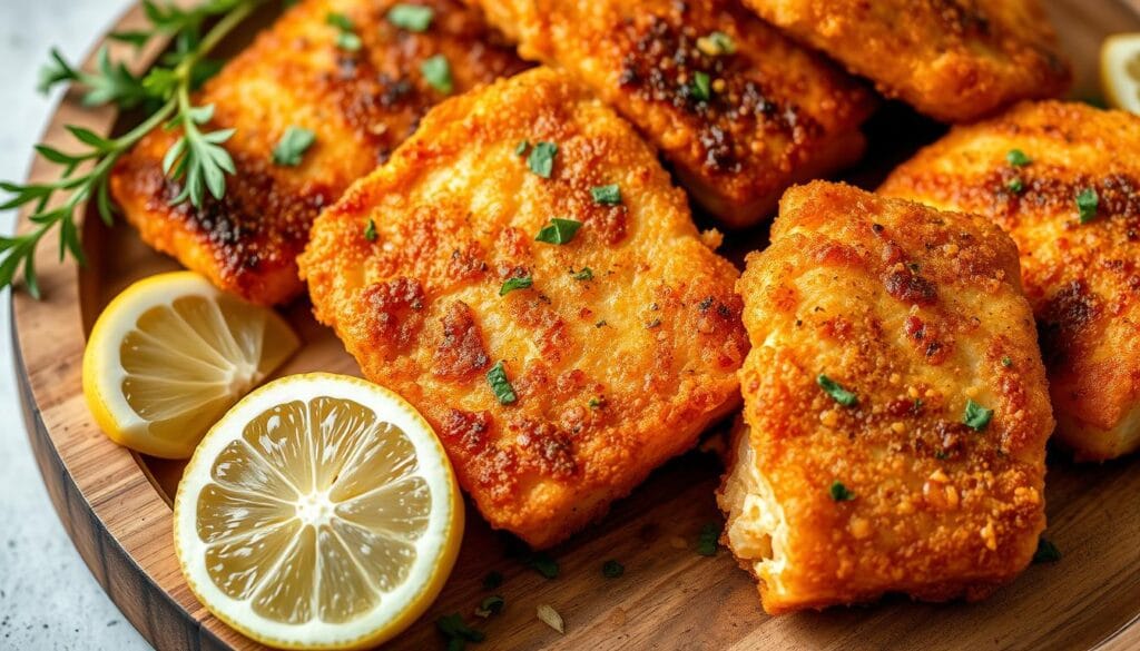 Crispy Salmon Bites Coating Crispy Salmon Bites Coating