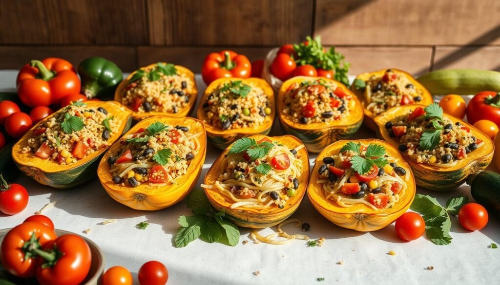 Vegetarian stuffed squash Vegetarian stuffed squash