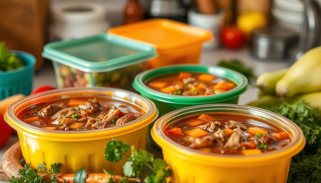 Beef and Vegetable Soup Storage Containers Beef and Vegetable Soup Storage Containers
