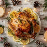 Herb-Roasted Whole Chicken for Christmas