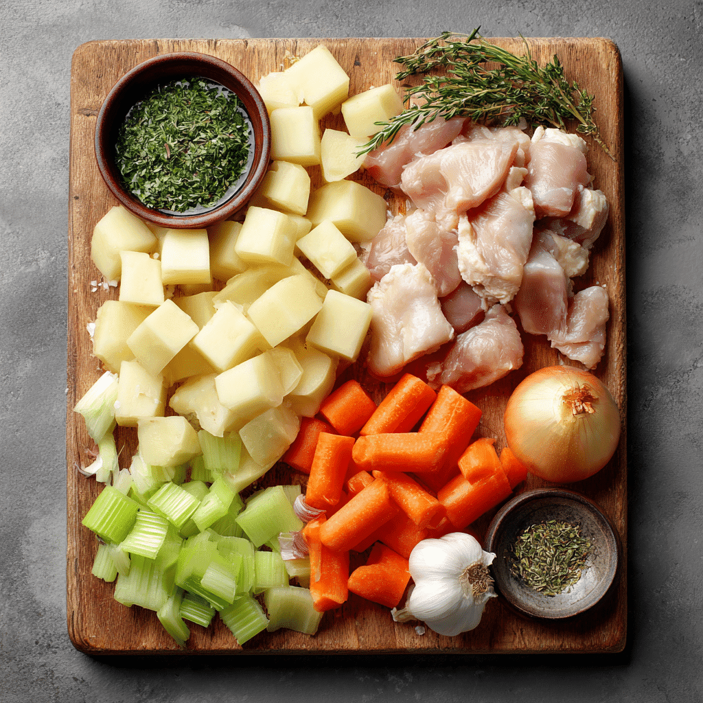 chicken and potato soup ingredients