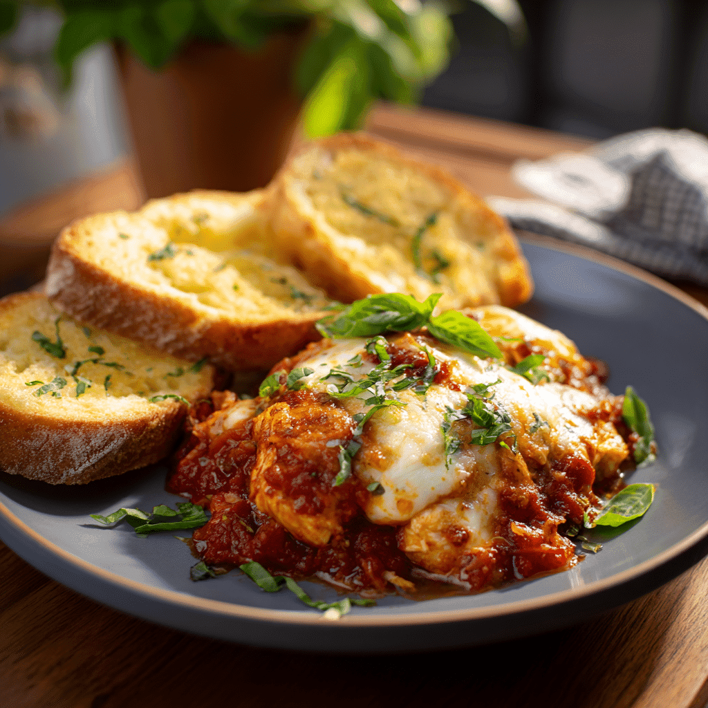 served chicken parmesan crockpot casserole