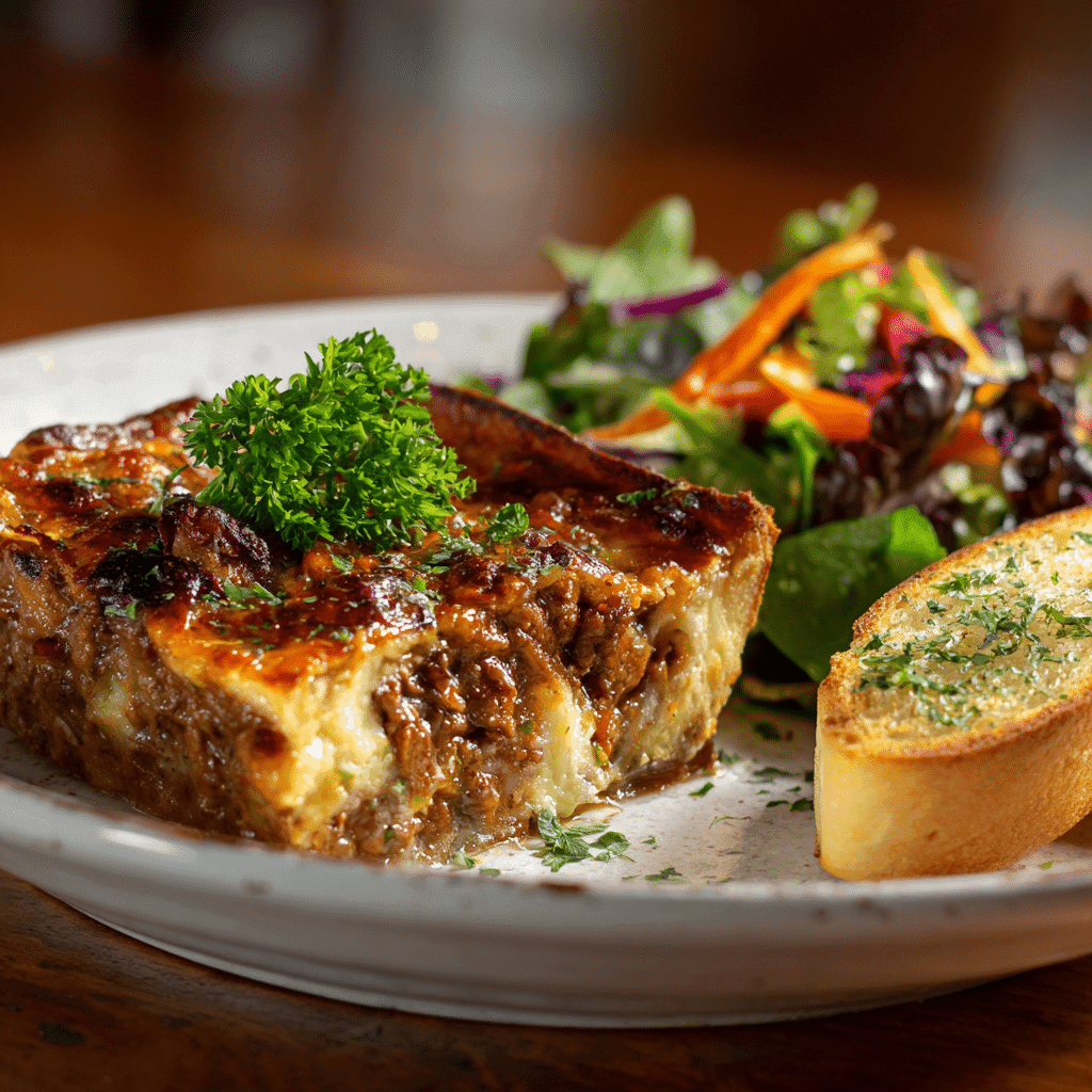 Serving of Easy Ground Beef Bake