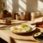 Simple egg breakfast ideas served on a bright morning table