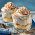coconut angel food cake dessert cups layered dessert